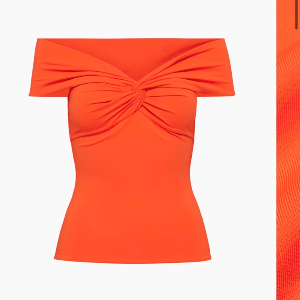 Aritizia Vibrant Orange top - Picture 4 of 4